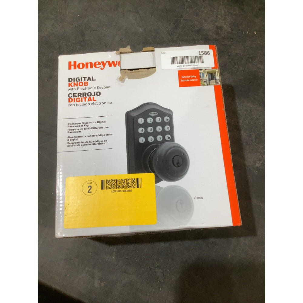 Lot # 1586 Honeywell Entry Knob $86.79