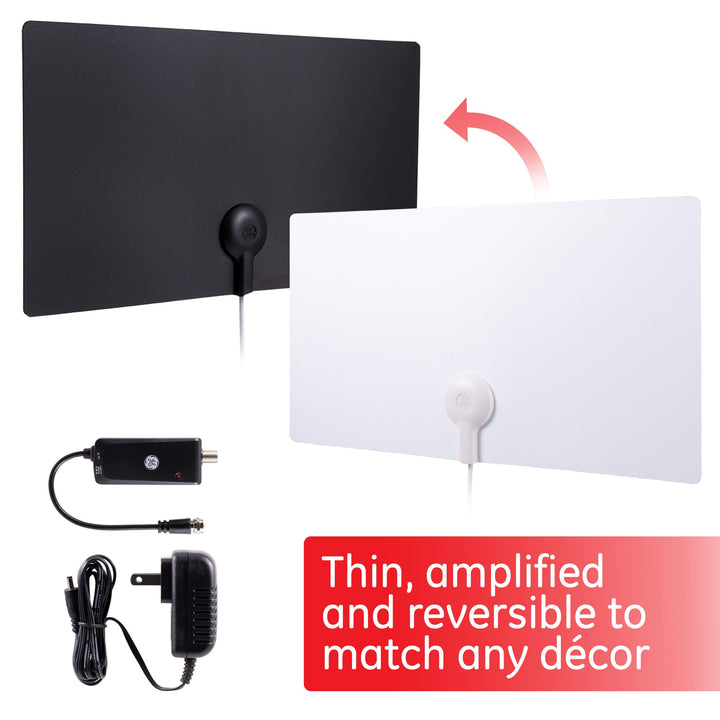 Lot # 957 GE Amplified Indoor HDTV Antenna 55mi $30