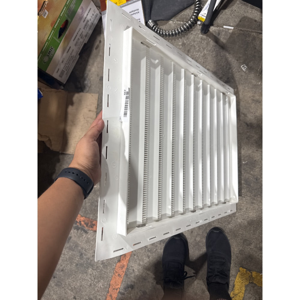 Lot # 467 White Slotted Return Air Grille 30x15x3 $45.00