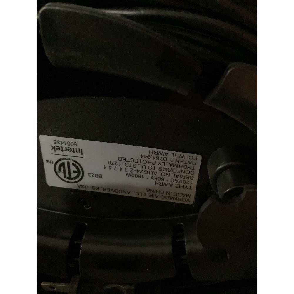 Lot # 960 Vornado Heater $50.00