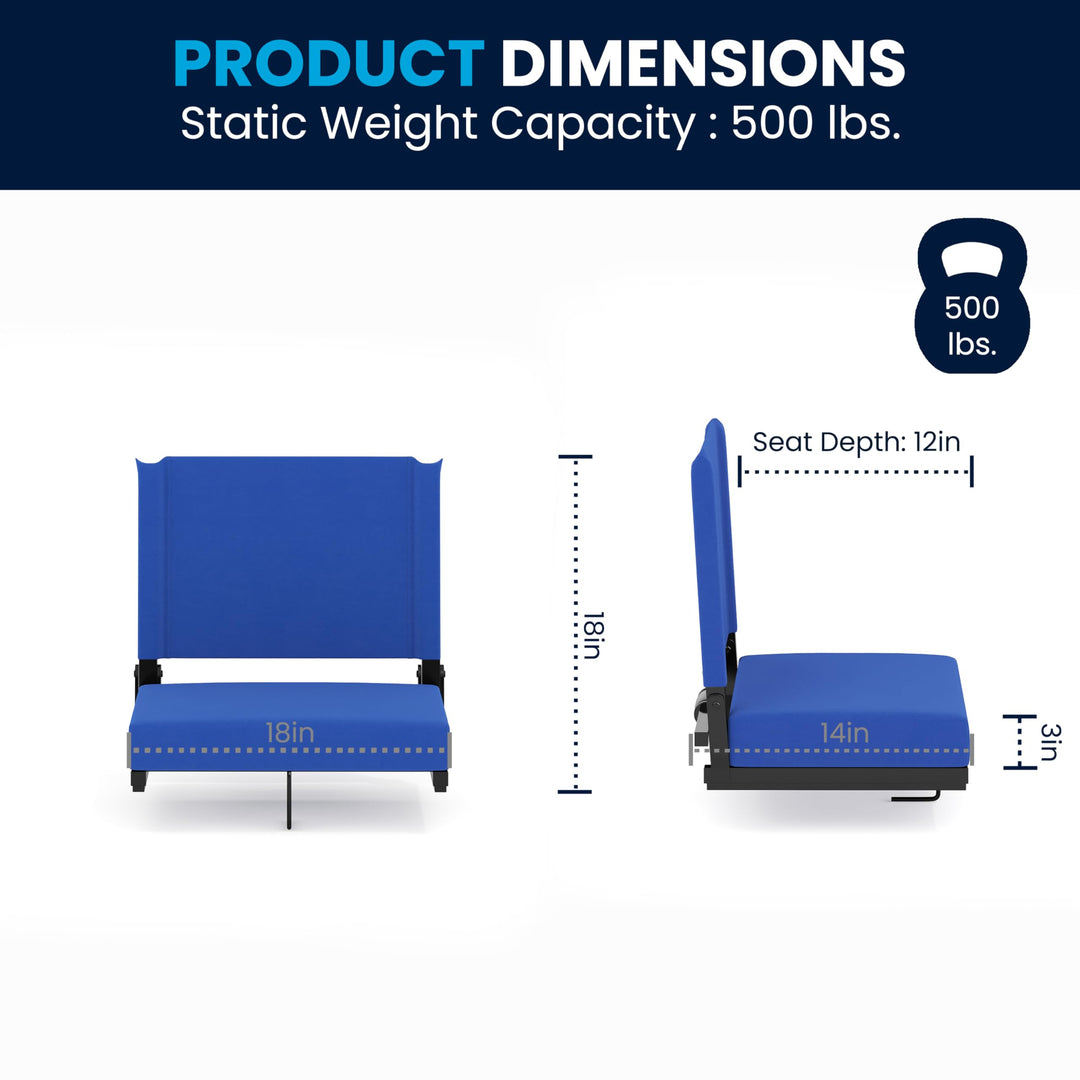 Lot # 1655 Flash Furniture Stadium Chair $51.64