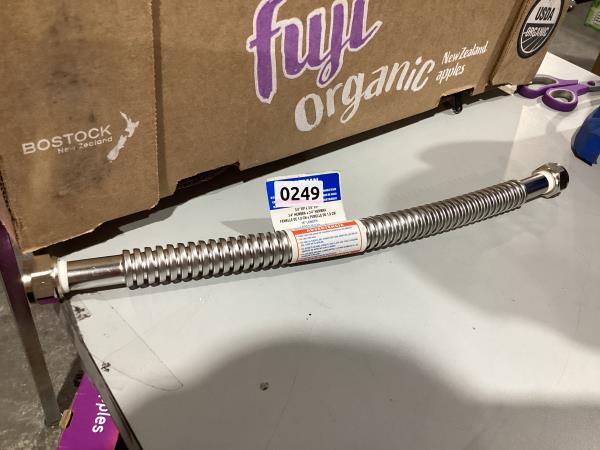 Lot # 631 Brass Water Connector Hose $10.17