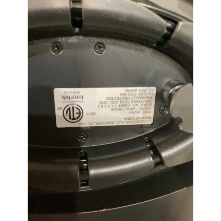 Lot # 1883 Vornado Room Heater $25.00