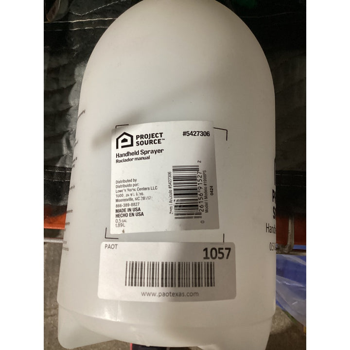 Lot # 1057 PROJECT SOURCE Handheld Sprayer $7.98