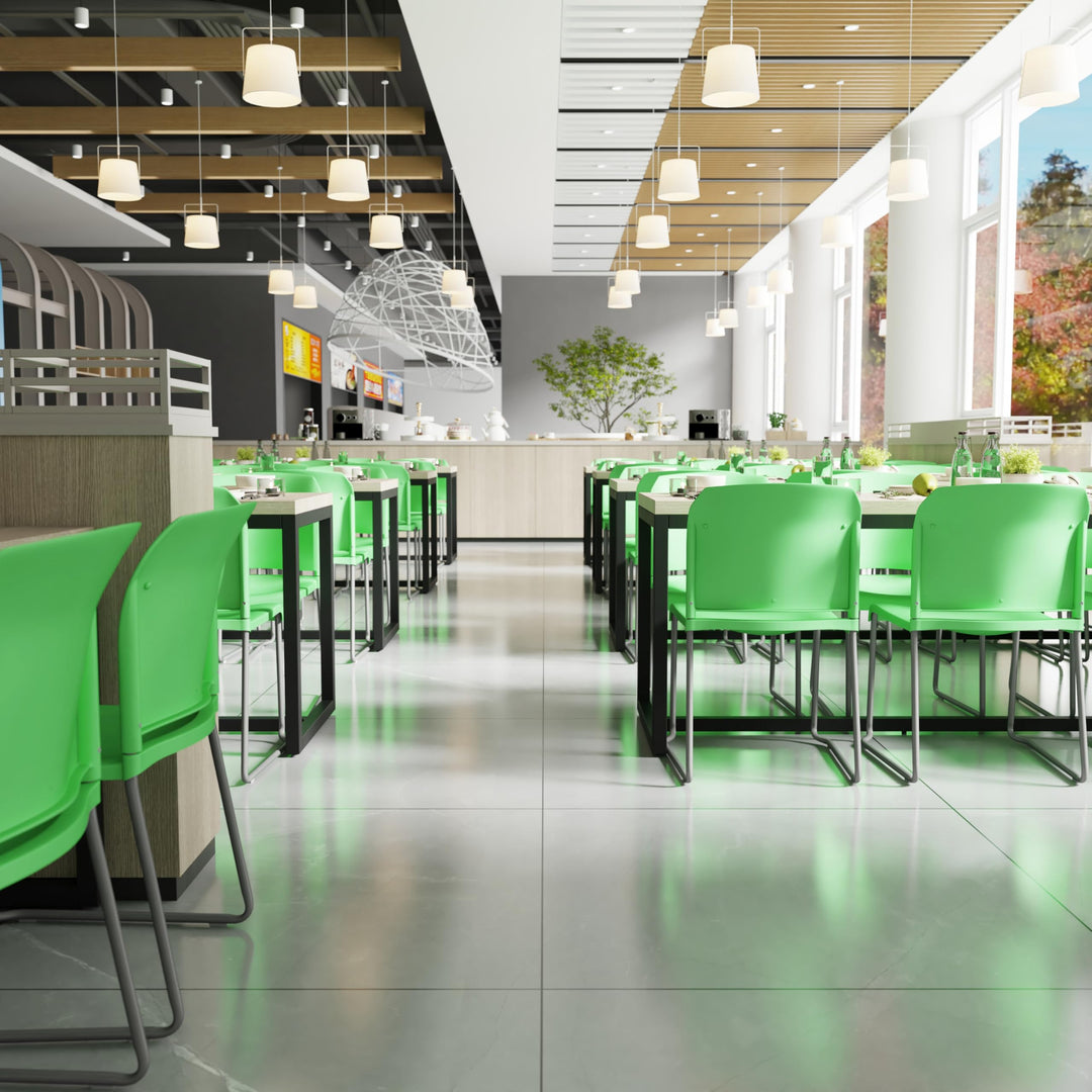 Lot # 1963 Flash Furniture Stacking Chairs $85.62