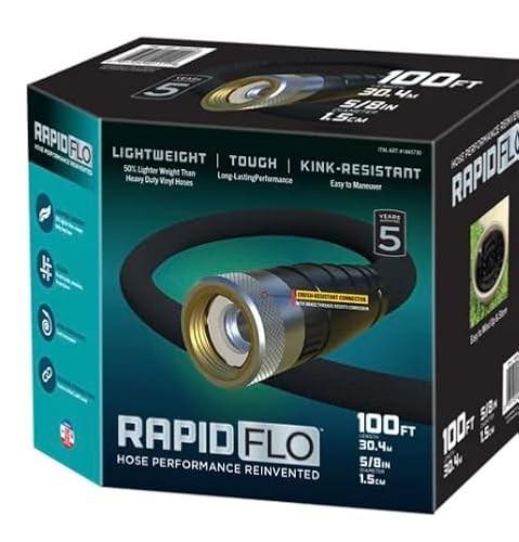 Lot # 151 Teknor Rapid Flo 58 in. Garden Hose $67