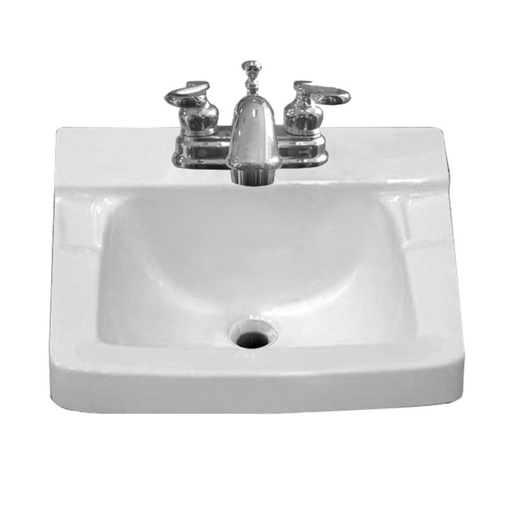 Lot # 1826 AquaSource White Wall Mount Square Sink $109