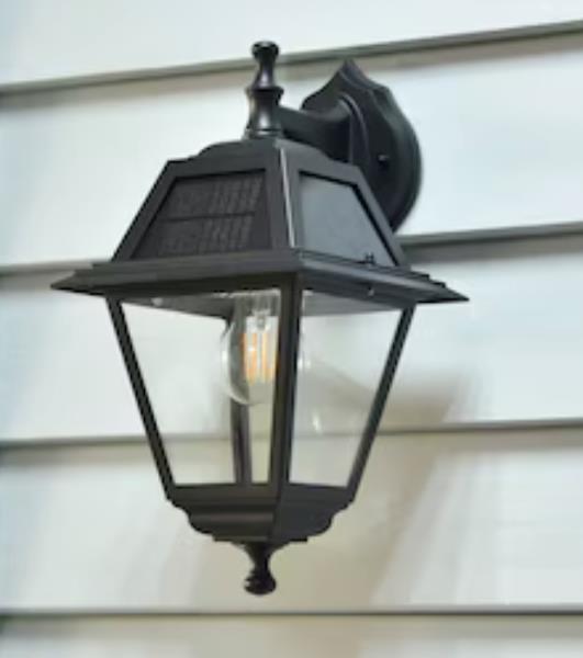 Lot # 239 Harbor Breeze solar wall lantern $80