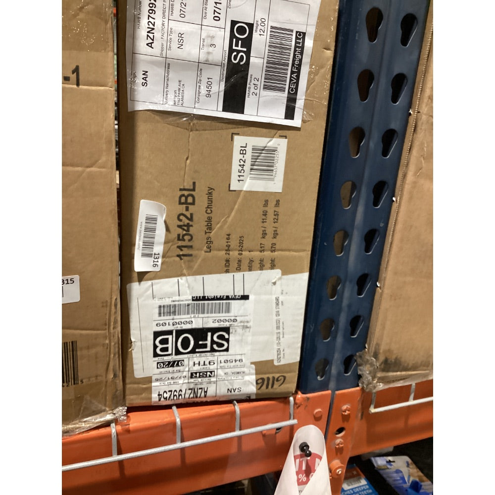 Lot # 1316 Factory Direct Table Legs $90.00