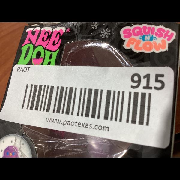 Lot # 915 NEE DOH Squish N Flow Snow Globe $8.99