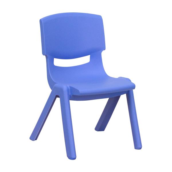 Lot # 2207 Flash Furniture Blue School Chair $25