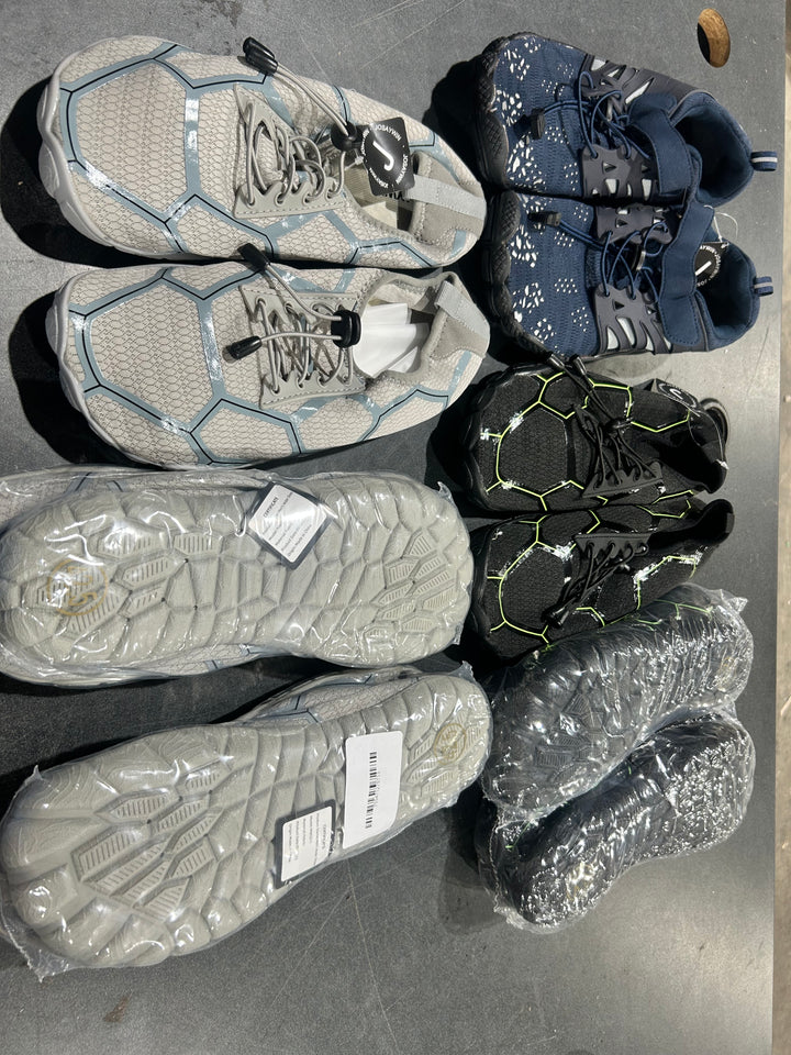 7 Pack WOTEE Men's Water Shoes Assorted Sizes Mixed Lot (new)