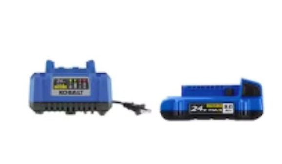 Kobalt 24 -Volt 1 -Pack Lithium-ion 2 Ah Battery and Charger (open box)