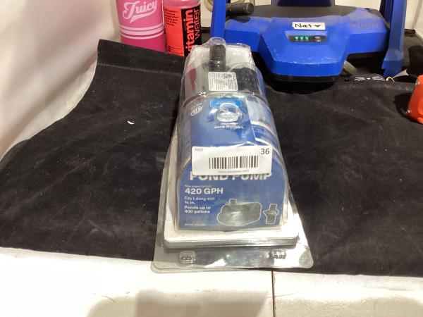 Lot # 36 Smartpond 330 GPH Water Garden Pond Pump $59
