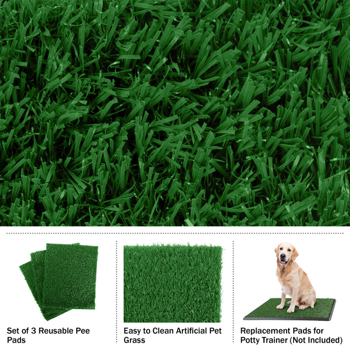 Lot # 552 PETMAKER SET OF 3 GRASS PUPPY PADS $32.95