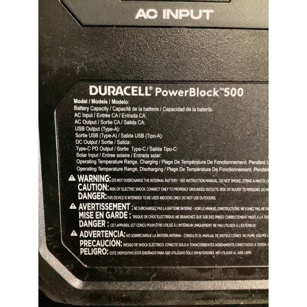 Lot # 901 Duracell Powerblock $250.00