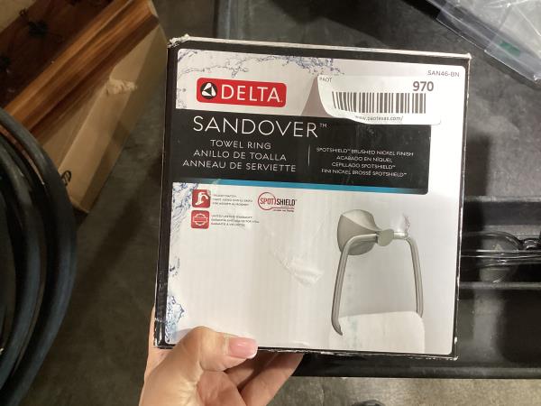 Lot # 970 Delta Sandover Towel Ring $24.00