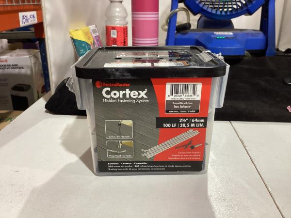 Lot # 587 Collated Cortex Hidden Fastening System $86