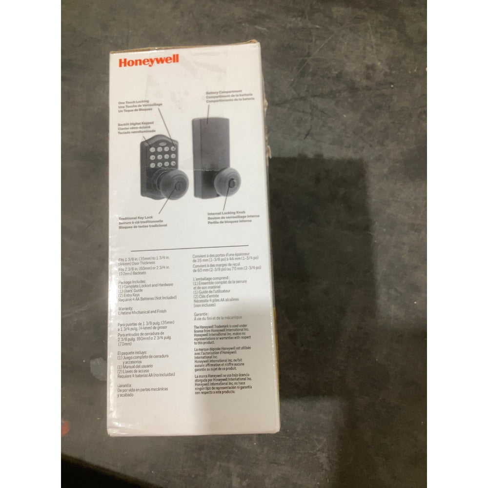 Lot # 1586 Honeywell Entry Knob $86.79