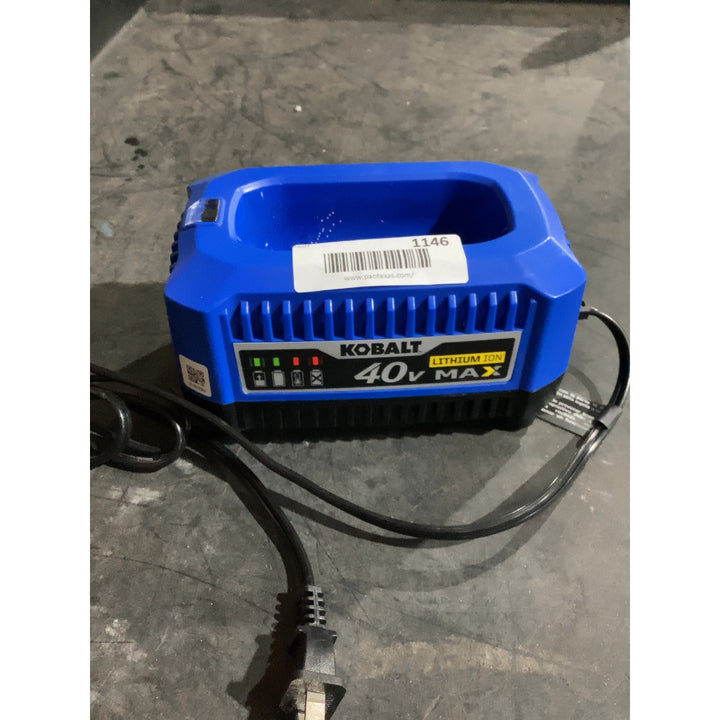 Lot # 1146 Kobalt Battery Charger $35.00