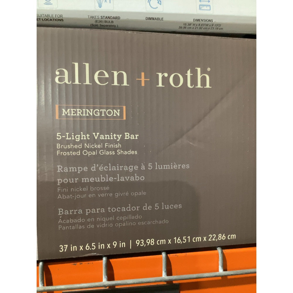 Lot # 931 Allen  Roth Vanity Bar $50.00