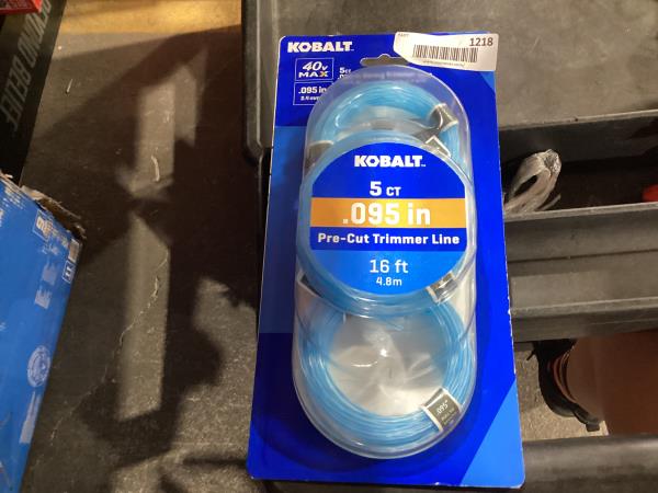 Lot # 1218 Kobalt Gen4 16ft Trimmer Line 5pk $14.98