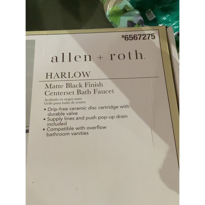 Lot # 817 Allen  Roth HARLOW Bath Faucet $120.00