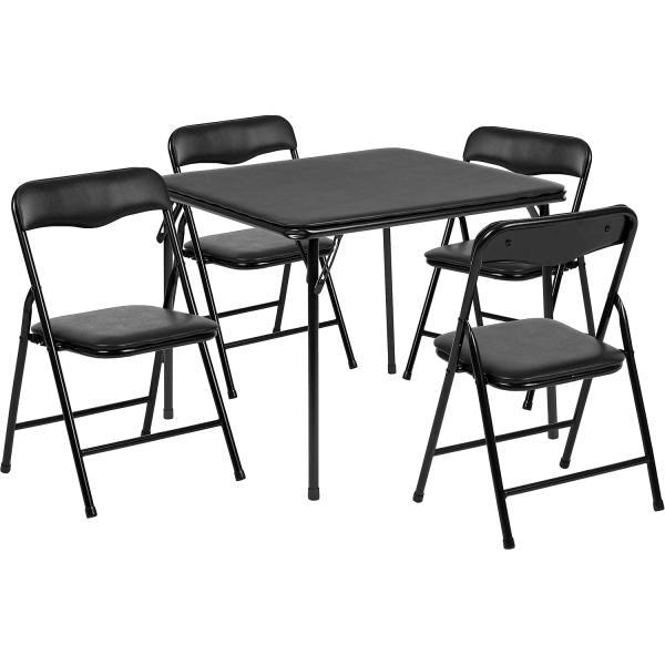 Lot # 1662 Flash Furniture 5pc Folding Table & Chairs Set $75