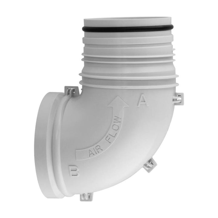 Lot # 419 Imperial | 4-in X 4-in Plastic Round Duct Elbow