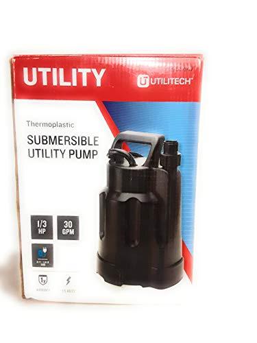 Lot # 1768 Utilitech Thermoplastic Submersible Utility Pump $58