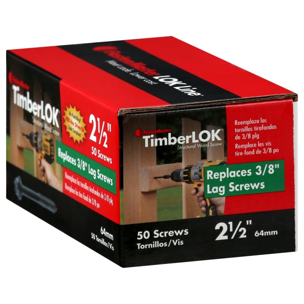 Lot # 1452 Fastenmaster Timberlok Screws 50pk $35.26