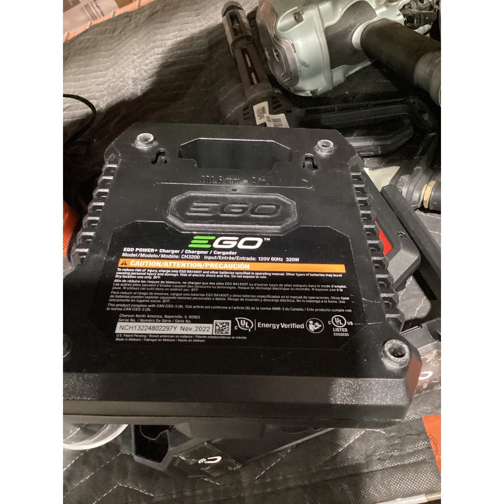 Lot # 897 EGO CH3200 Fast Charger Tool Bundle $175