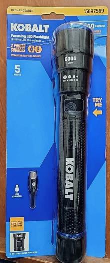 Lot # 668 Kobalt LED Flashlight $39.99