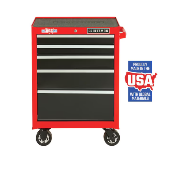 Lot # 2158 CRAFTSMAN Drawer Steel Rolling Tool Cabinet $299