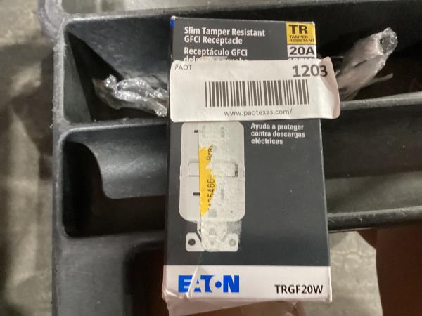 Lot # 1203 Eaton GFCI Tamper Resistant $30.28