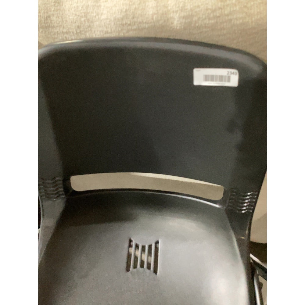 Lot # 2343 Black  Black stackable chair great for officeswaiting rooms.