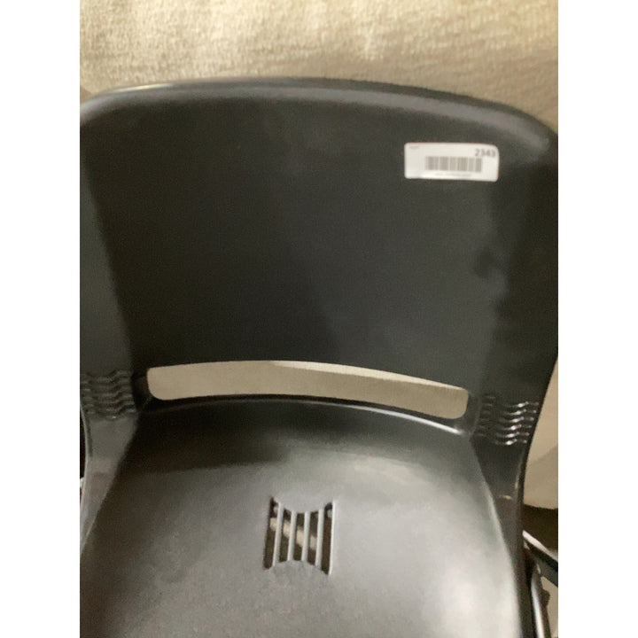 Lot # 2343 Black  Black stackable chair great for officeswaiting rooms.