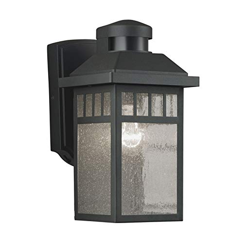 Lot # 98 Portfolio 11.5  Black Outdoor Wall Light $80
