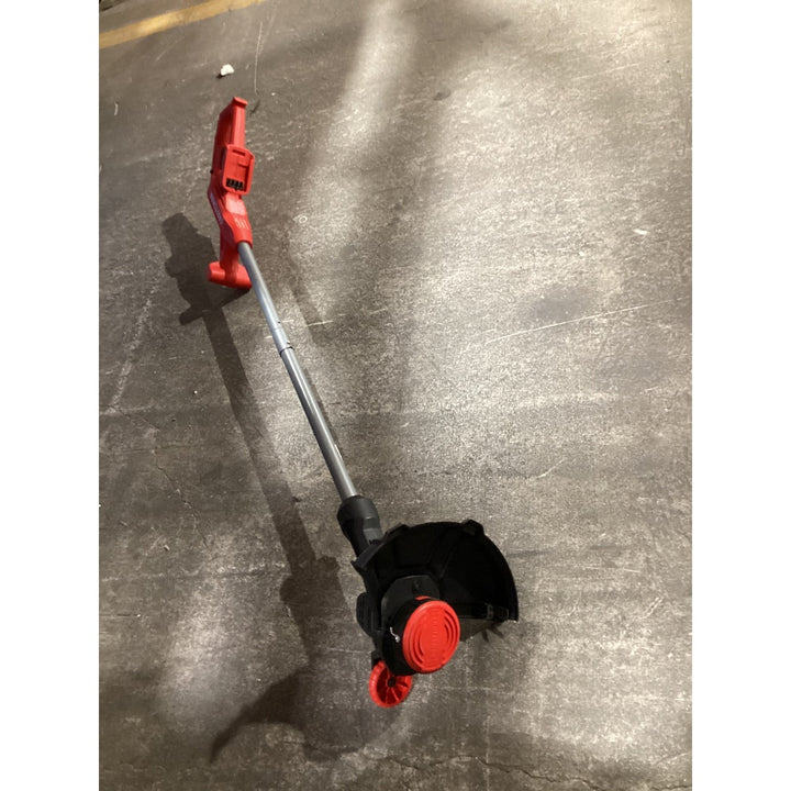 Lot # 1030 CRAFTSMAN V20 Cordless String Trimmer, 20V MAX, Adjustable, Edger Capable, Red and Black