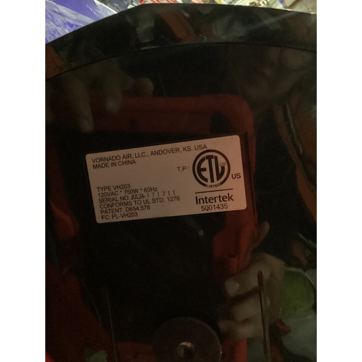 Lot # 738 Vornado Heater $50.00