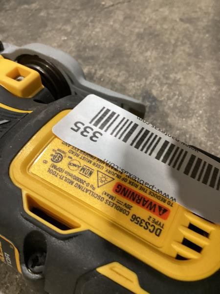 Lot # 335 DEWALT 20V MAX XR Oscillating Multi-Tool $111
