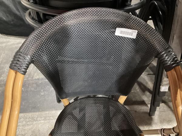 Lot # 2200 Flash Furniture Bistro Arm Chair C200 $125