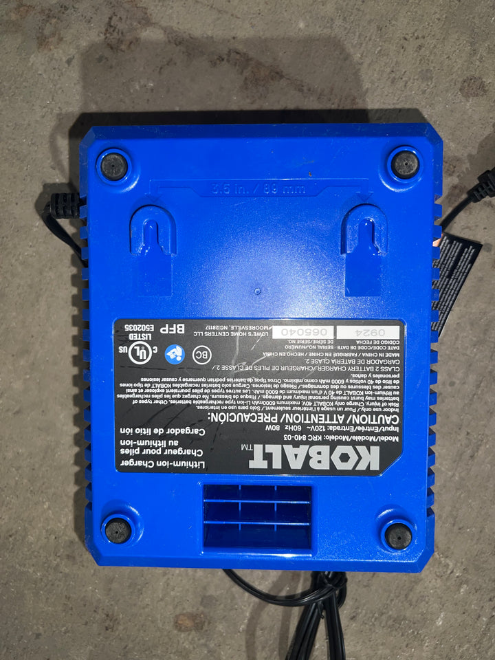 Kobalt 40-Volt Battery Charger (used)