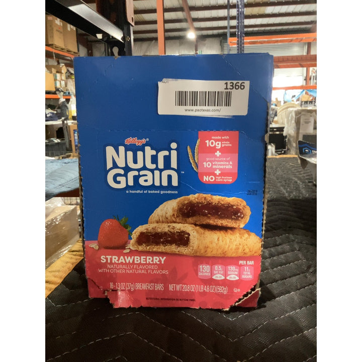 Lot # 1366 Nutri Grain Breakfast Cereal Bars $1.12
