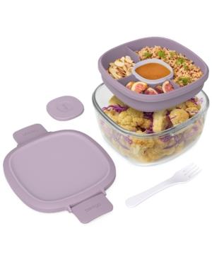 Bentgo Leak-Proof All-in-One Salad Container - Lavender