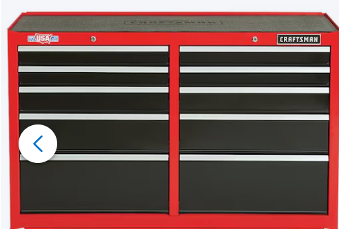 Lot # 3 craftsman 10 drawer tool chest $449