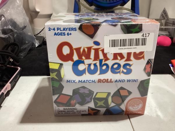 Lot # 417 MindWare Qwirkle Cubes