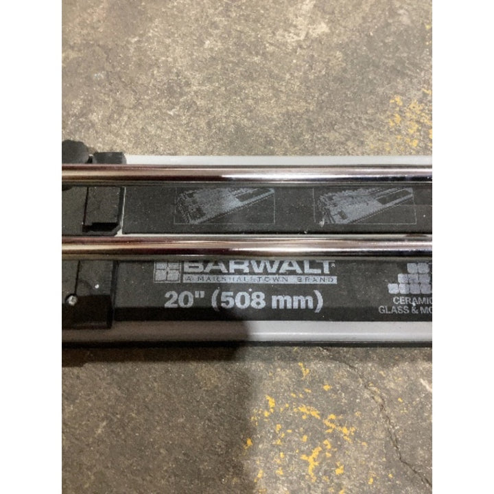 Lot # 733 BARWALT 20 Inch Manual Tile Cutter - $100