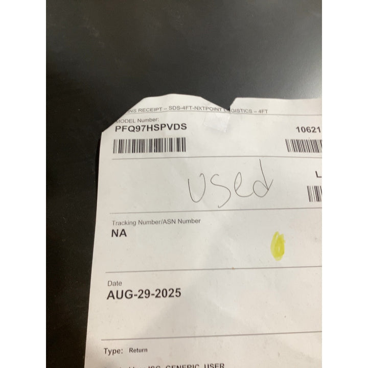 Lot # 2372 Profile PFQ97HSPVDS Washer Dryer Combo $2500