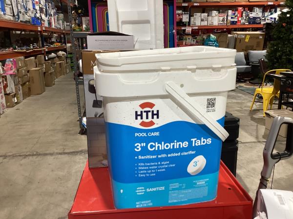 Lot # 2139 HTH Pool Care 3" Chlorine Tabs $70